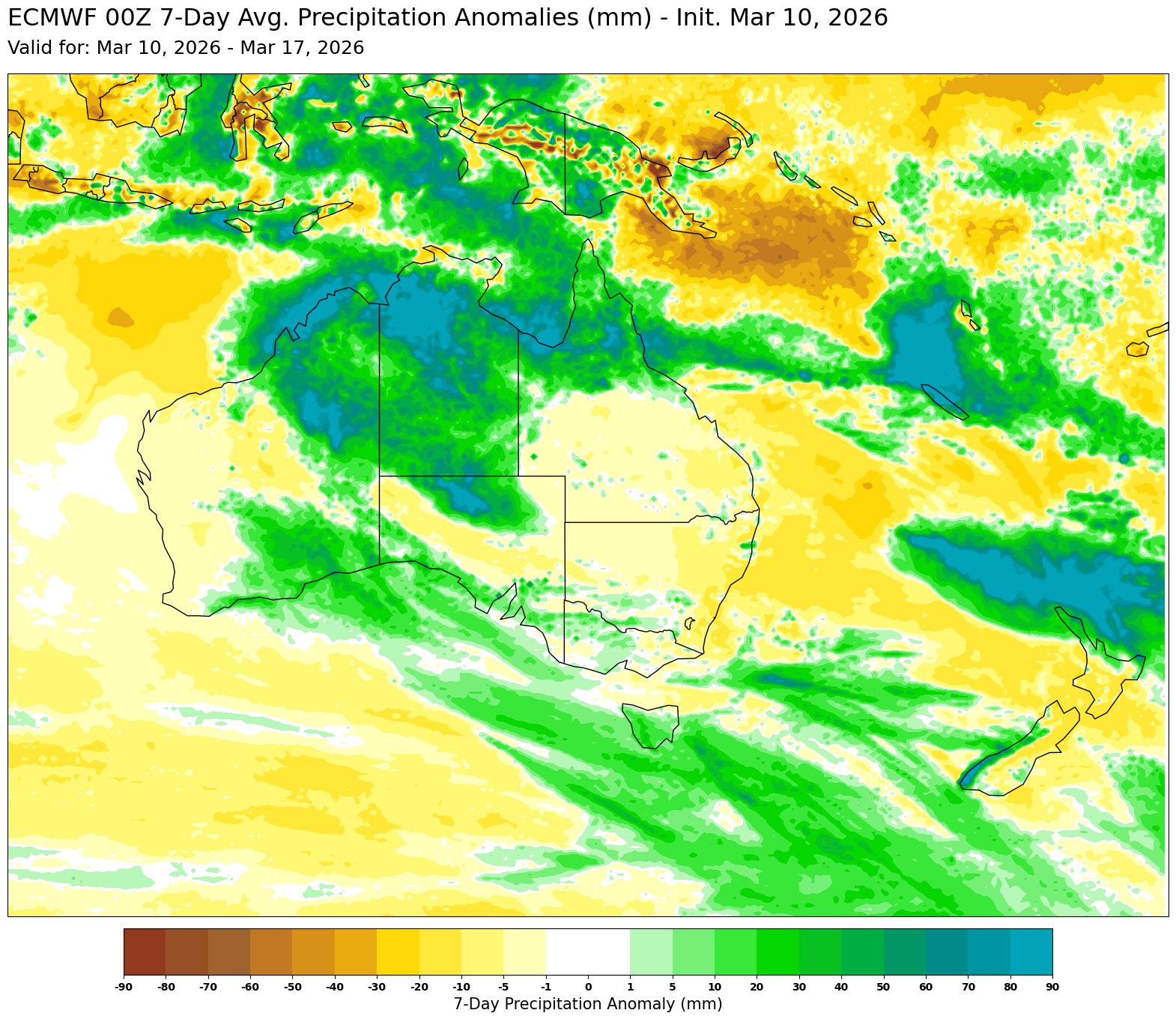 ECMWF Precip Anomaly