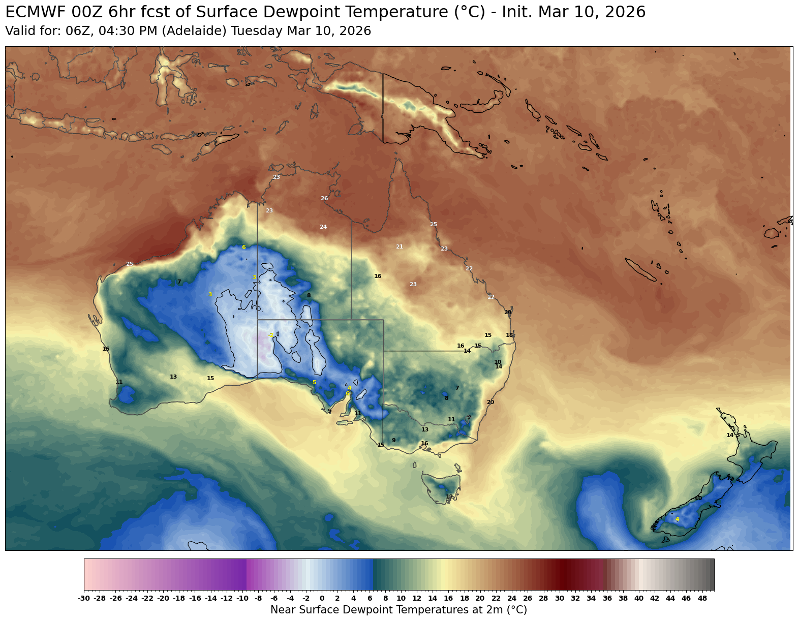 ECMWF Dewpoint
