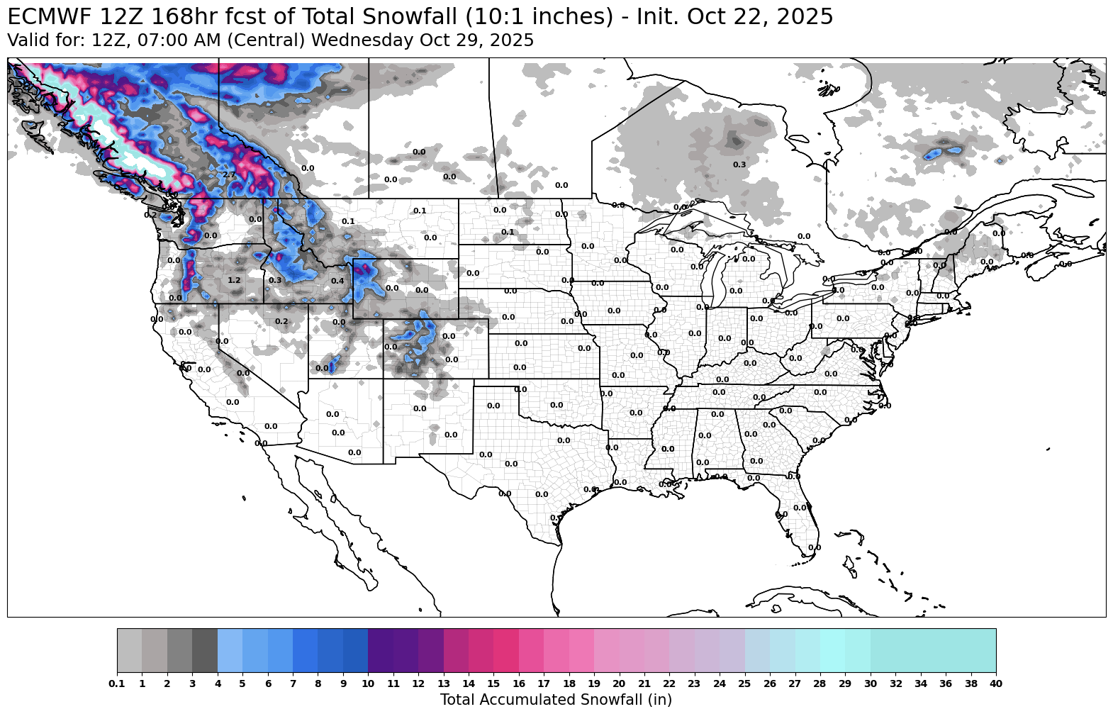 US ECMWF SNOW