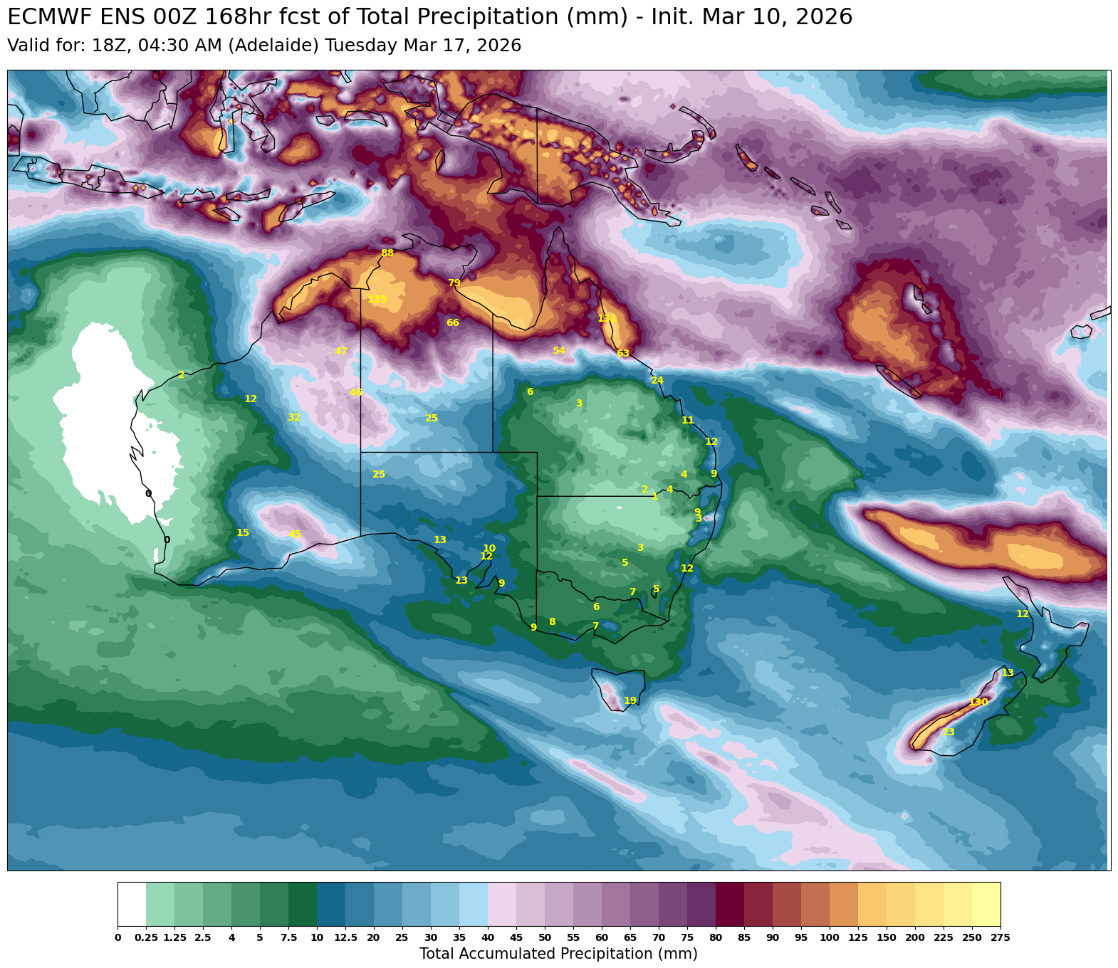 ECMWF Ensemble Precip