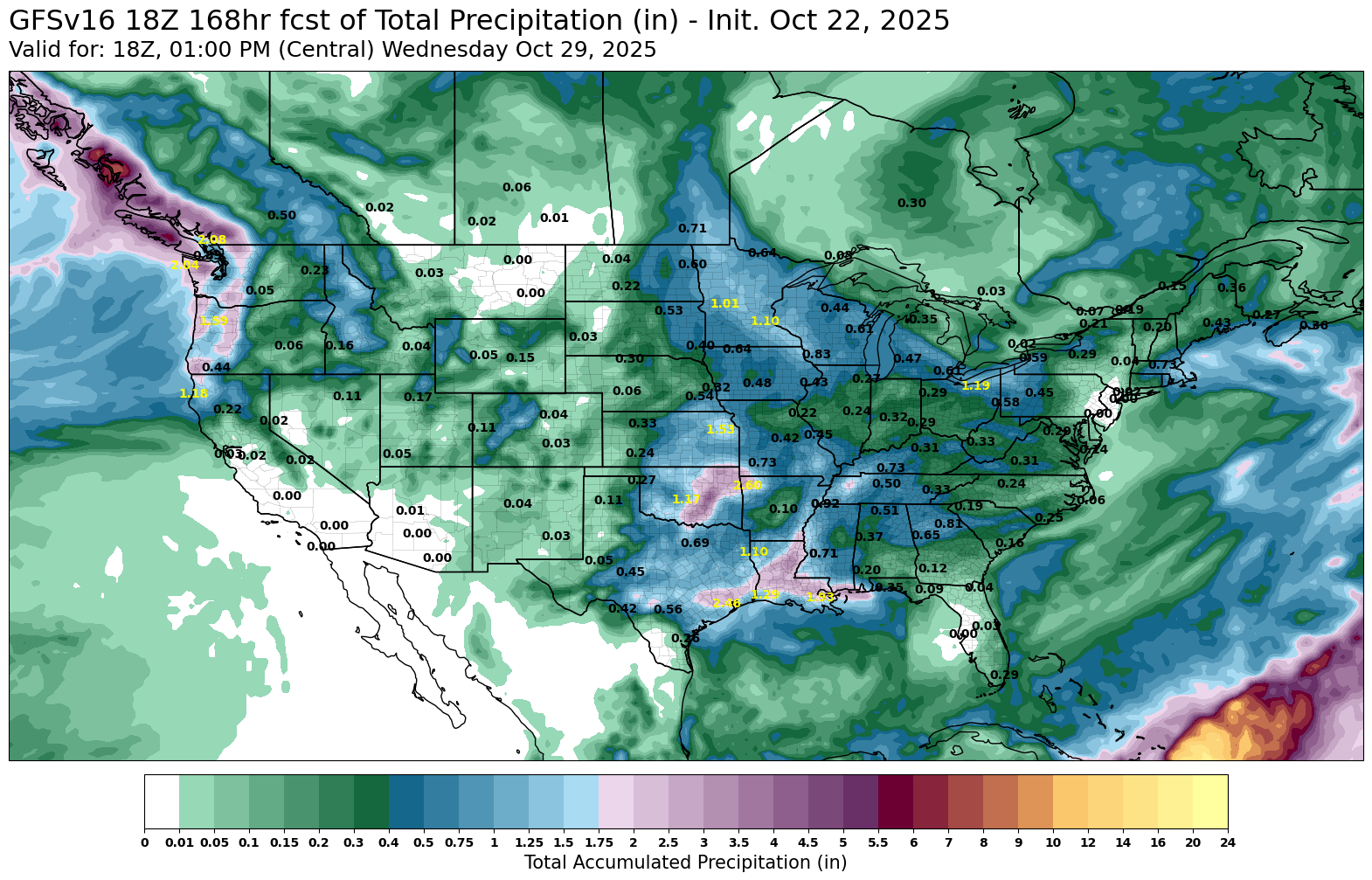 GFSv16 precip
